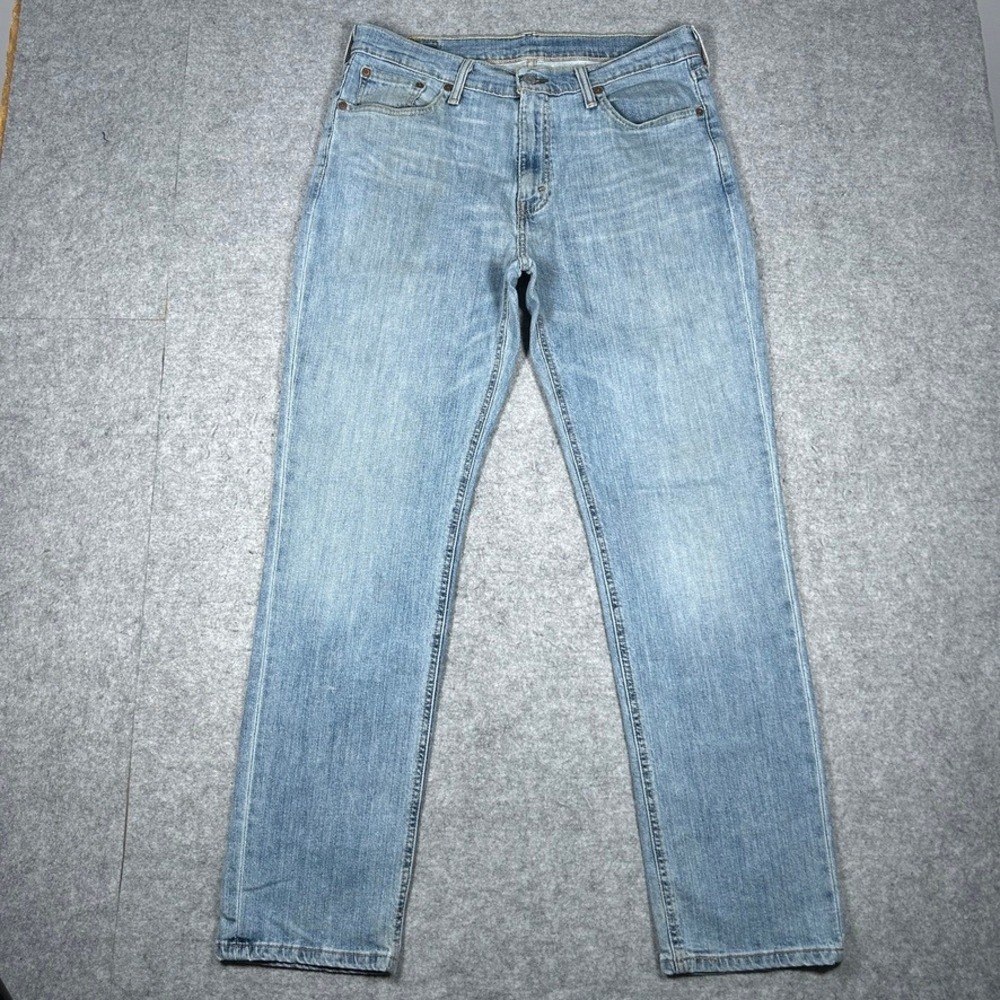 Levi denim jeans mens W33 L32 Light Wash 511 Slim Fit Casual Classic Workwear
